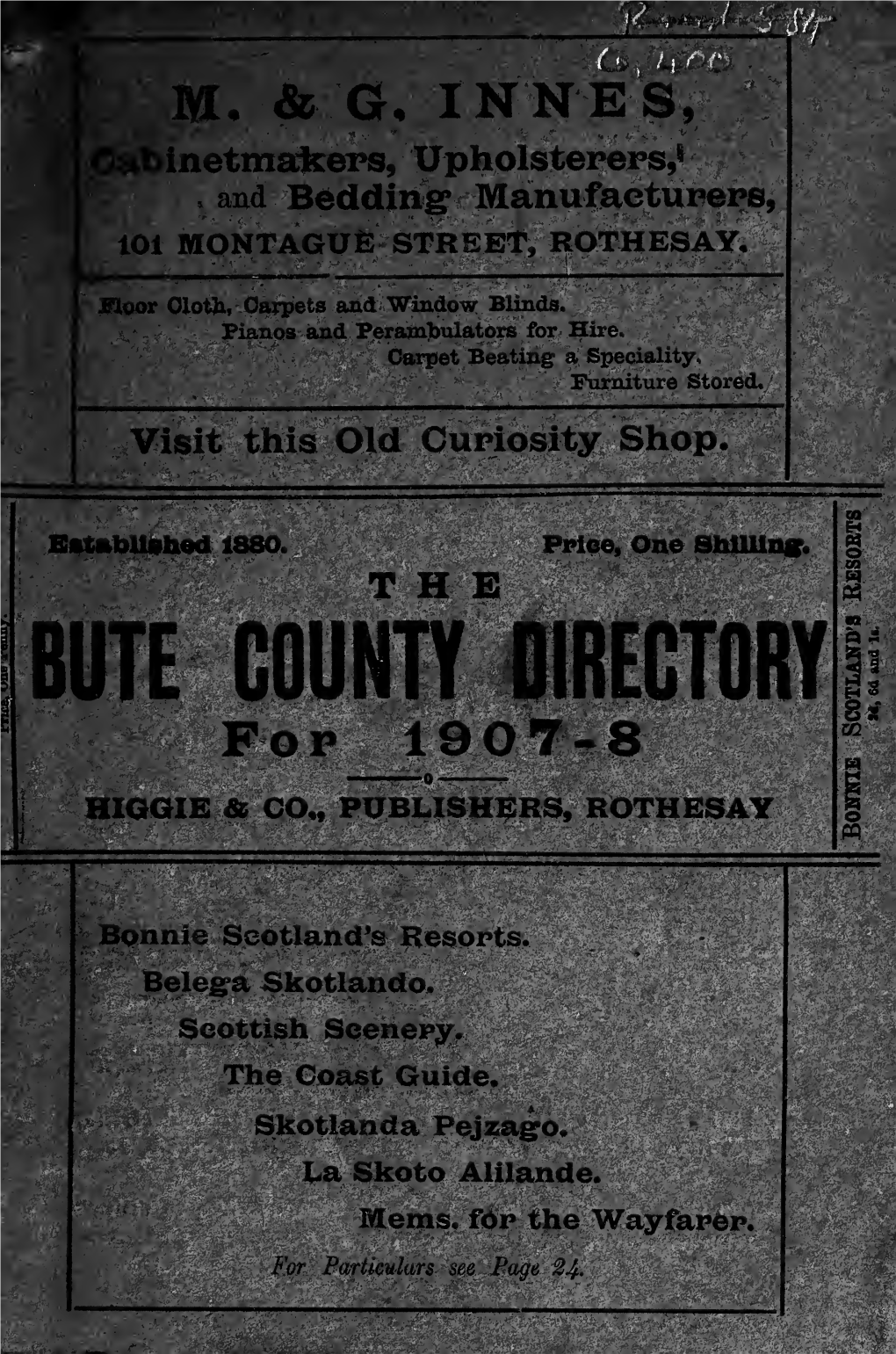 Bute County Directory For