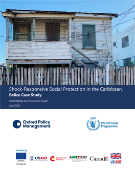 Shock-Responsive Social Protection in the Caribbean | Belize Case Study
