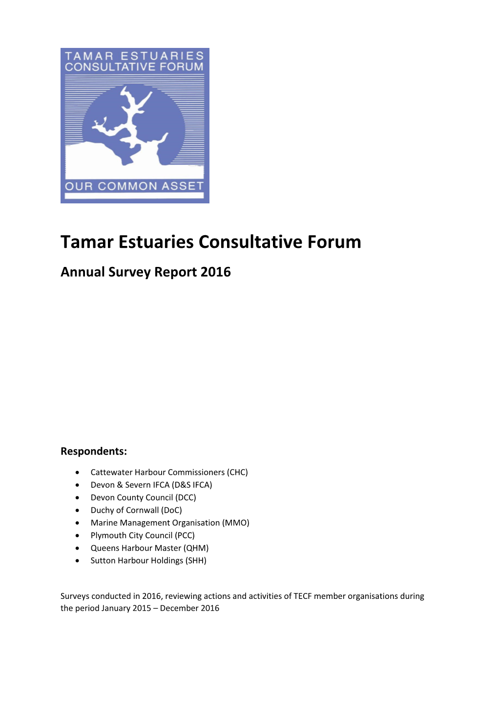 TECF Annual Report 2015 to 2016
