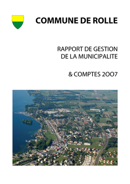 Rapport De Gestion 2007