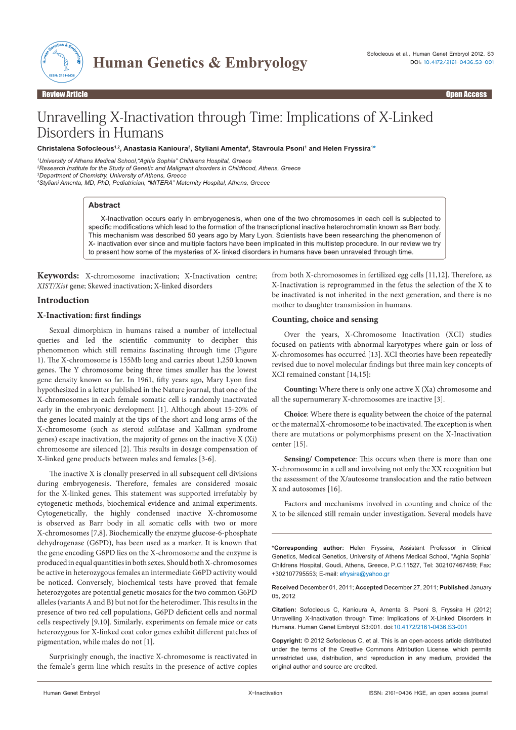 Unravelling X-Inactivation Through Time: Implications of X-Linked