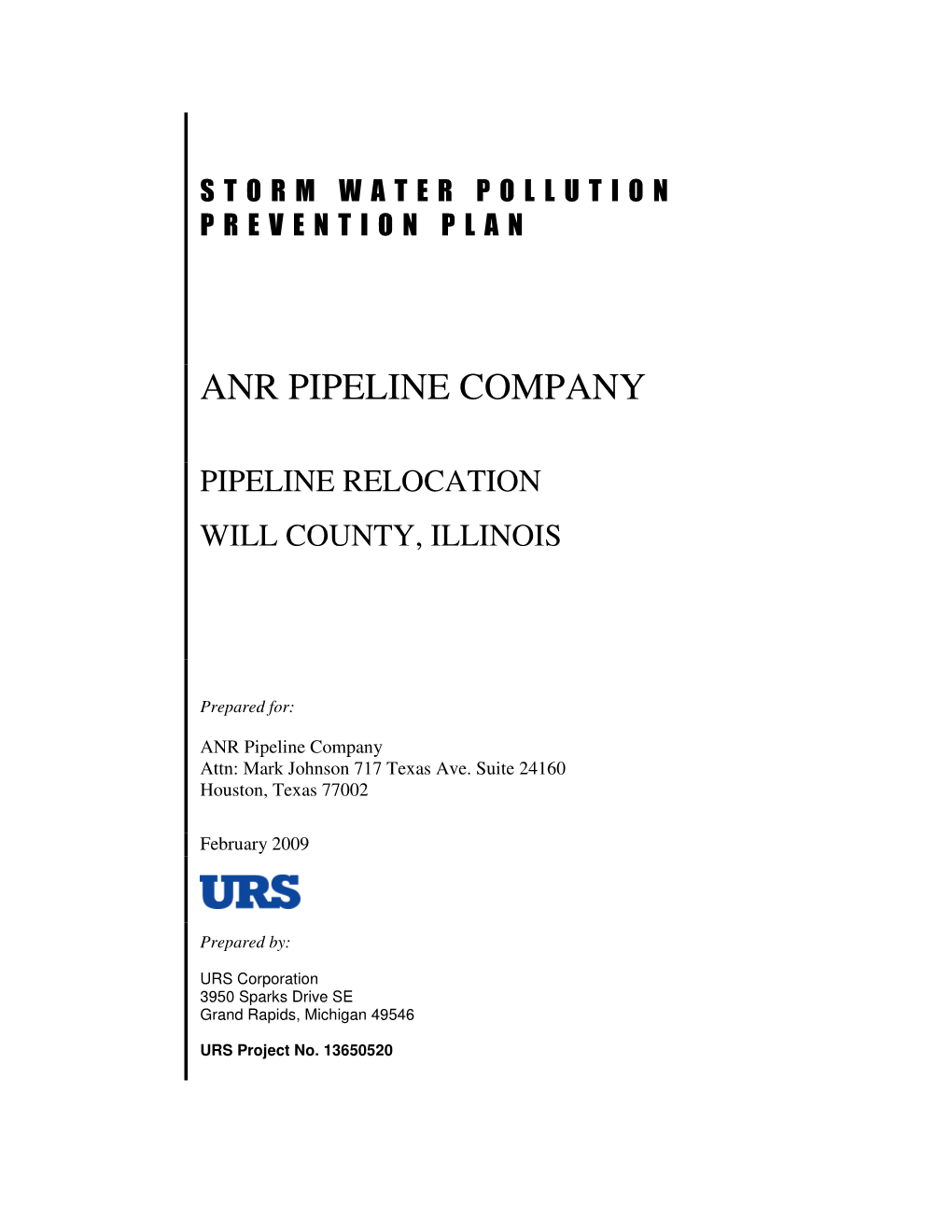 Anr Pipeline Company