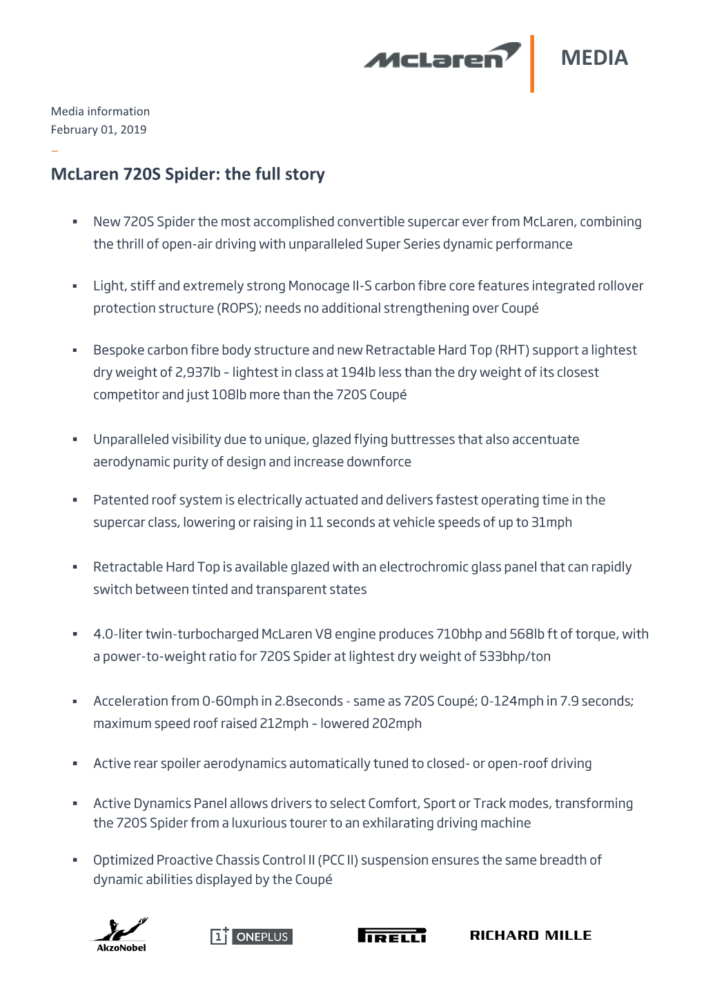 Mclaren 720S Spider: the Full Story
