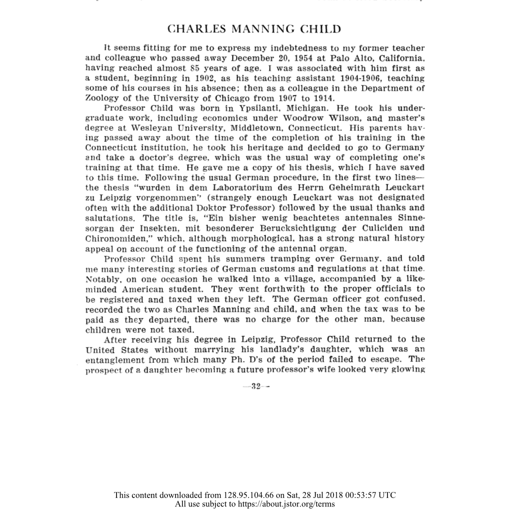 Charles Manning Child