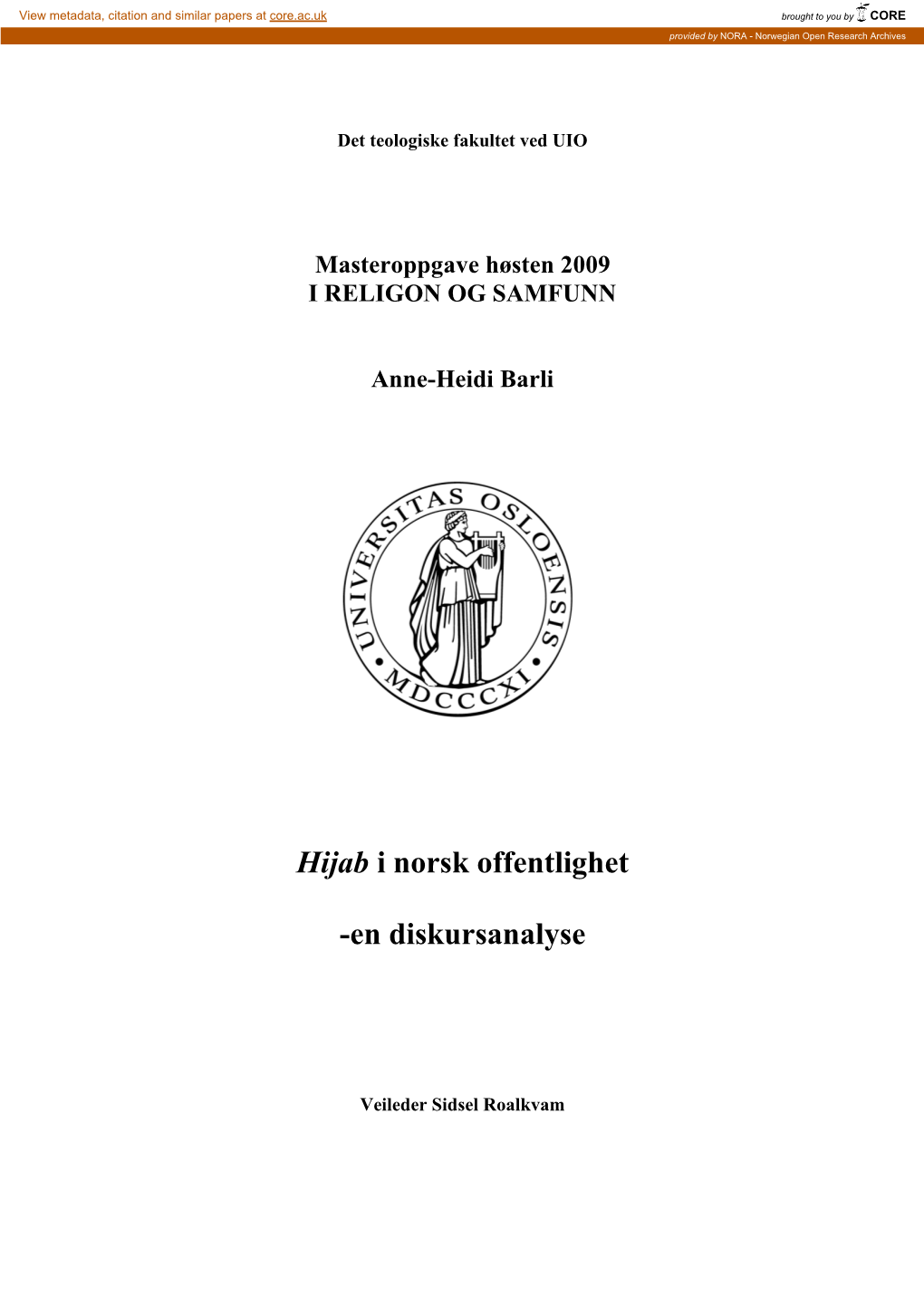 Semesteroppgave Høsten 2006