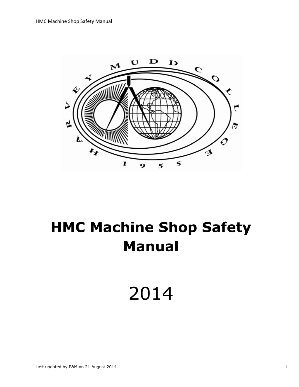 HMC Machine Shop Safety Manual