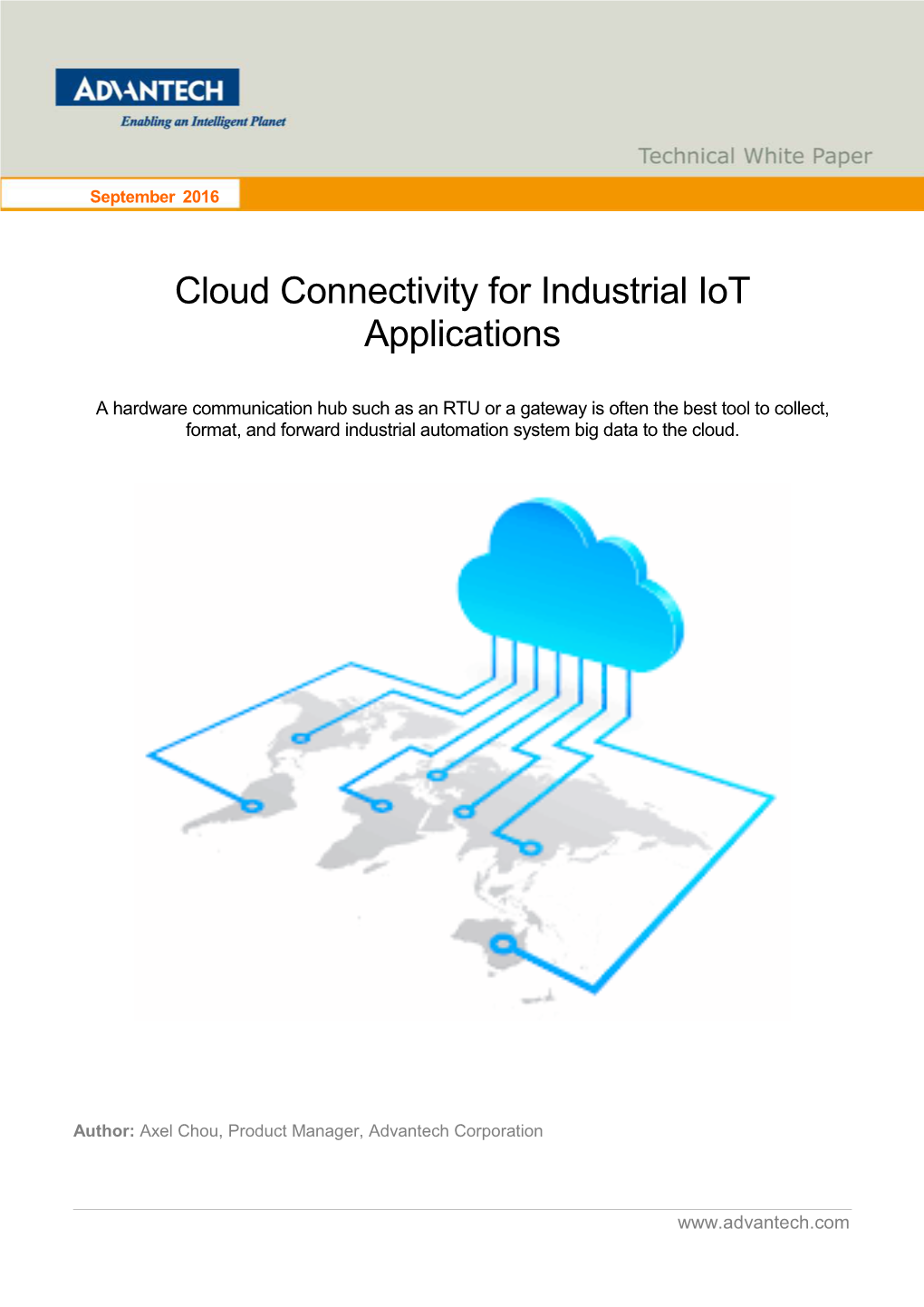 Cloud Connectivity for Industrial Iot Applications