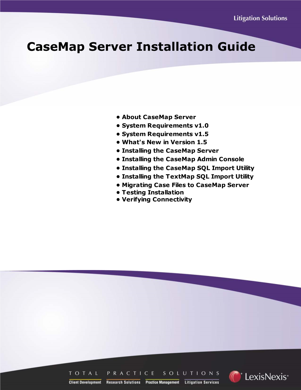 Casemap Server Installation Guide