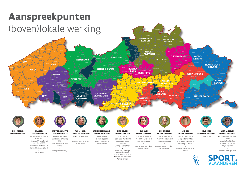 Bekijk Het Kaartje Van Vlaanderen Met De Verdeling