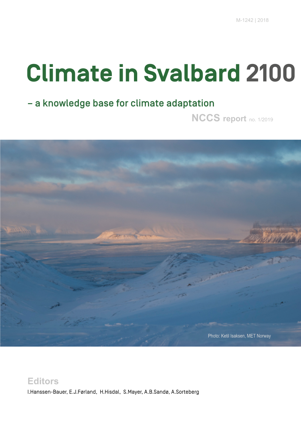 Climate in Svalbard 2100