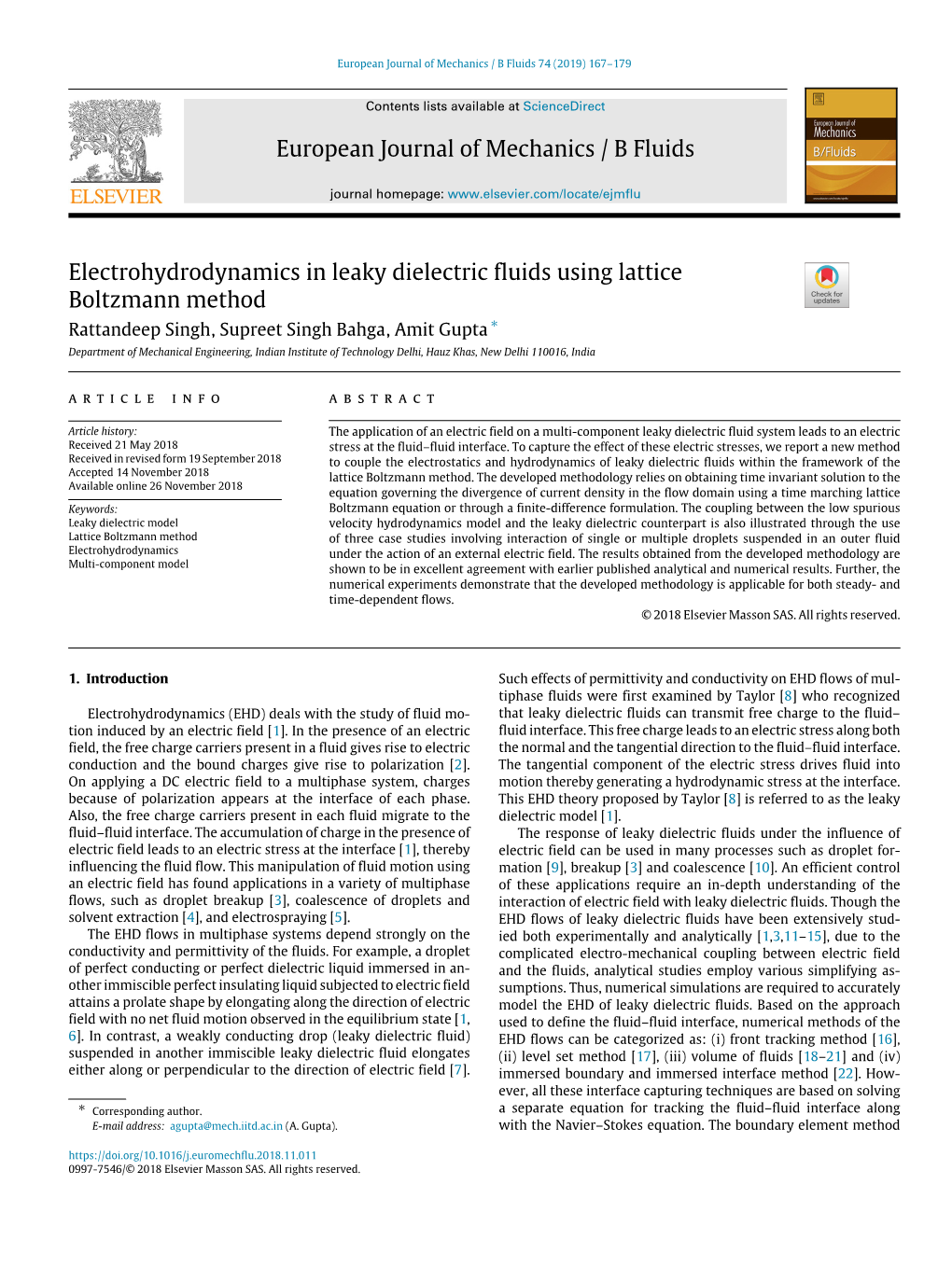 Electrohydrodynamics in Leaky Dielectric Fluids Using Lattice