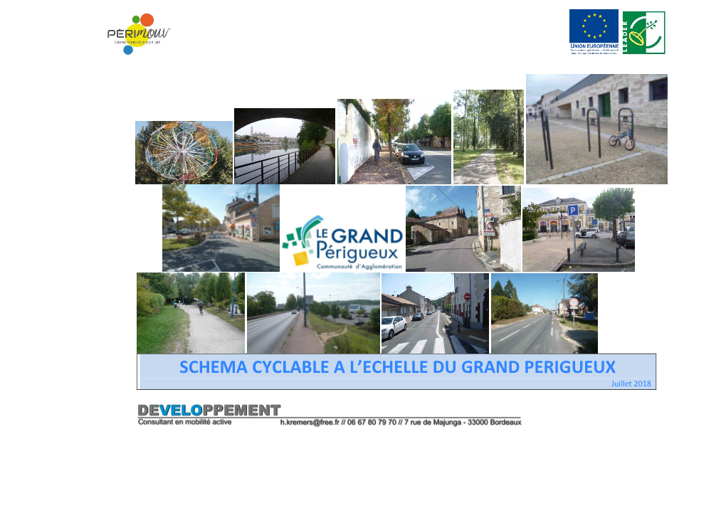 Schema Cyclable a L'echelle Du Grand Perigueux