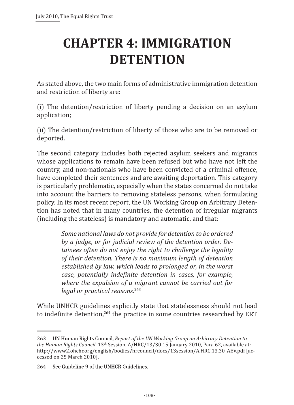 Immigration Detention