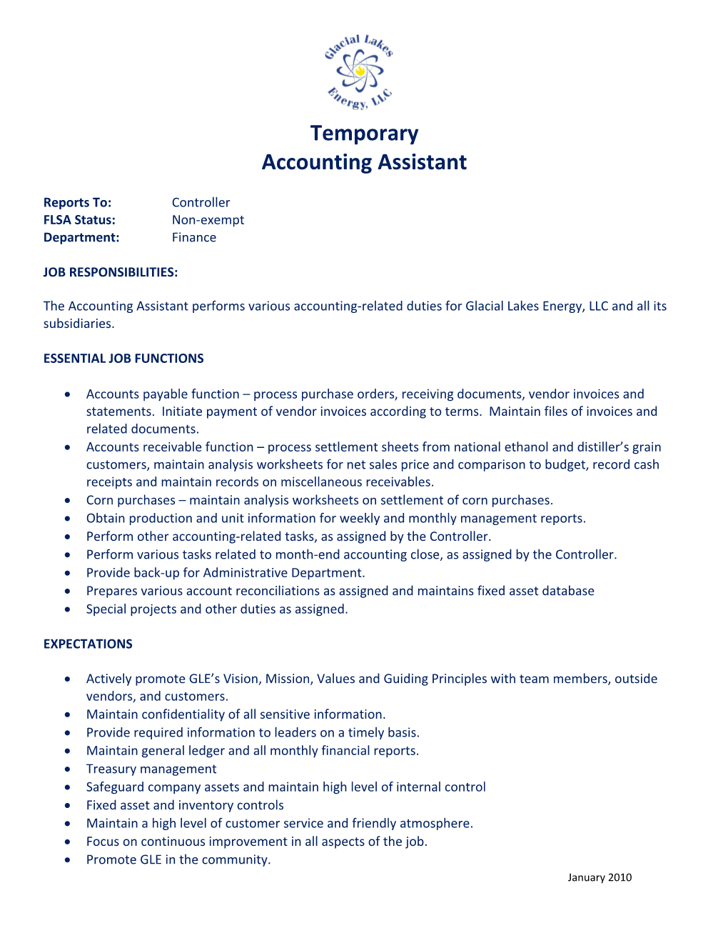 Accounting Assistant