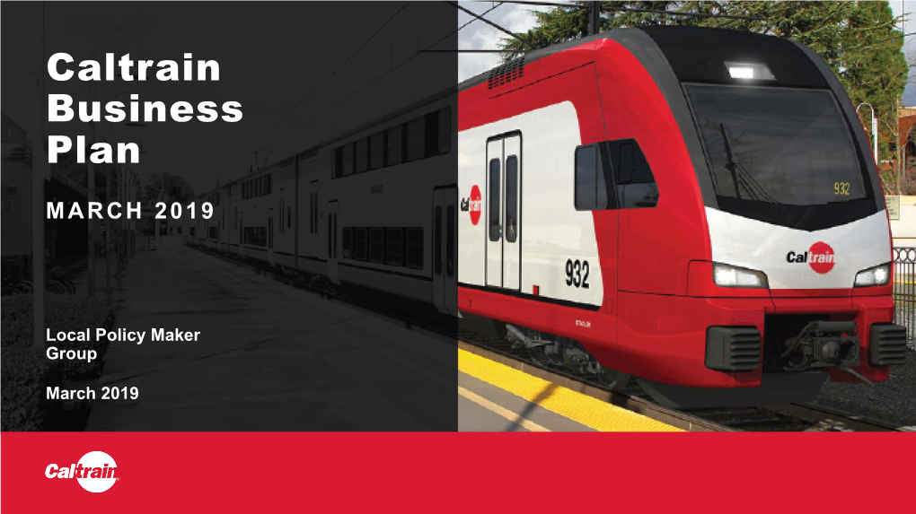 Caltrain Business Plan