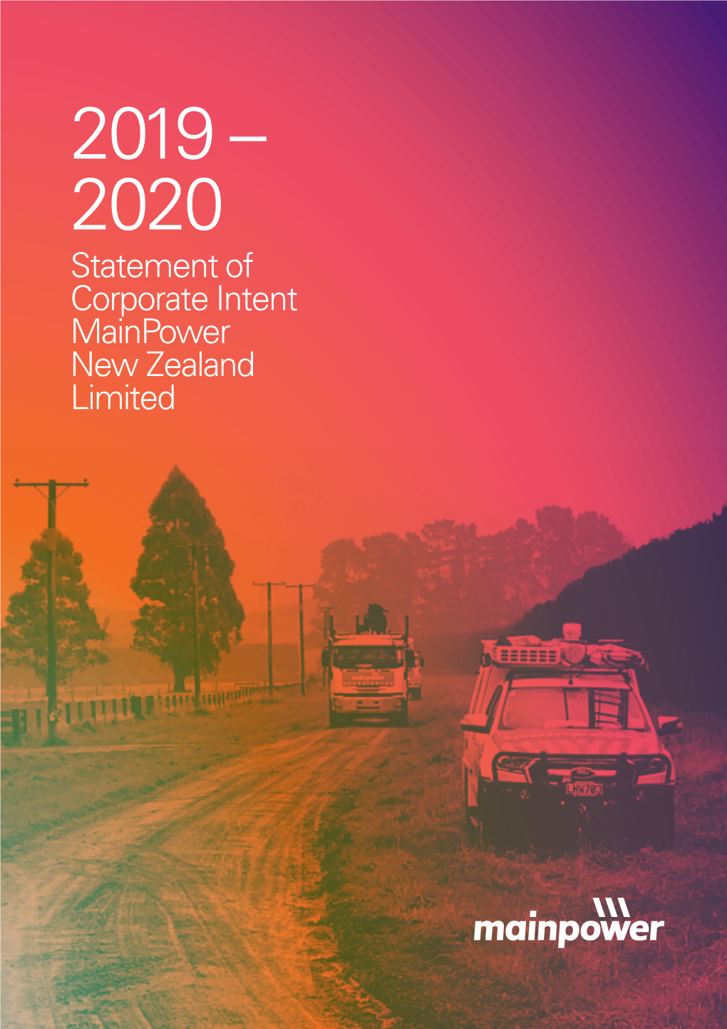 Statement of Corporate Intent Mainpower New Zealand Limited Directory