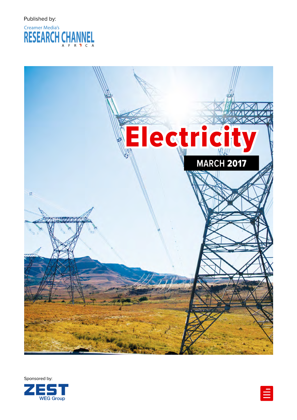 Electricity MARCH 2017 2 Report Edited by Sheila Barradas, David Shepherd and Ria Theron