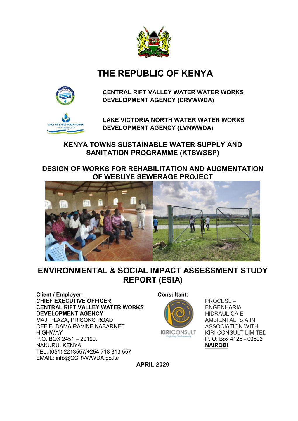 ESIA 1763 Webuye Sewerage Project