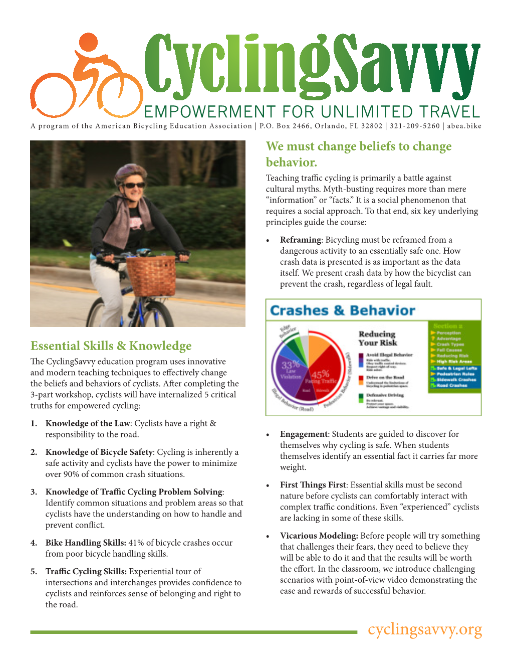 How Cyclingsavvy Is Different from Other Cycling Education Programs