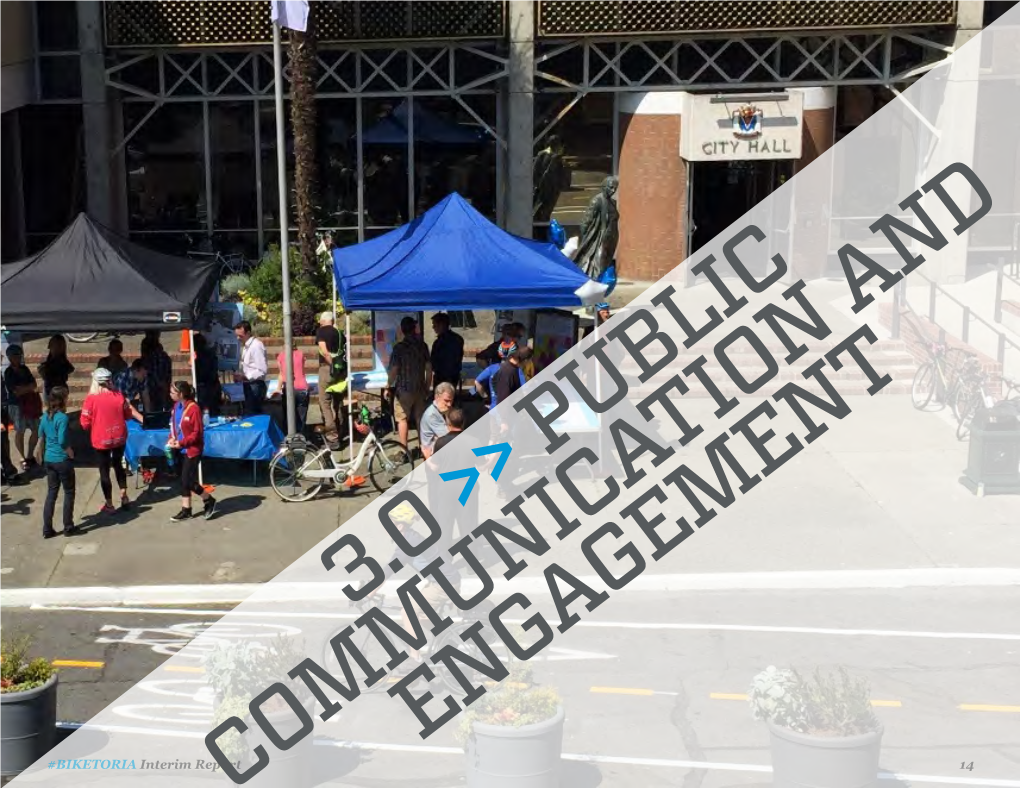 3.0 &gt;&gt; PUBLIC COMMUNICATION and ENGAGEMENT 14