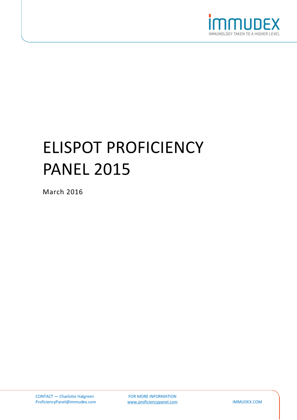 Elispot Proficiency Panel 2015