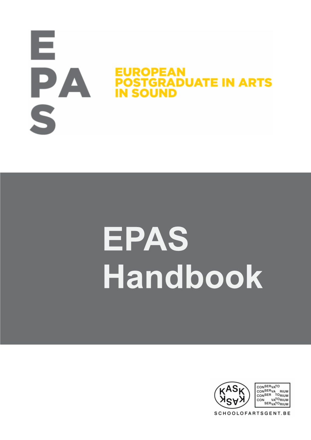 EPAS Handbook � 