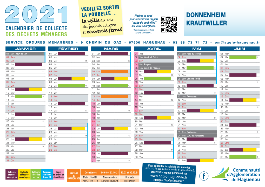 Calendrier 2021 OM Donnenheim Krautwiller