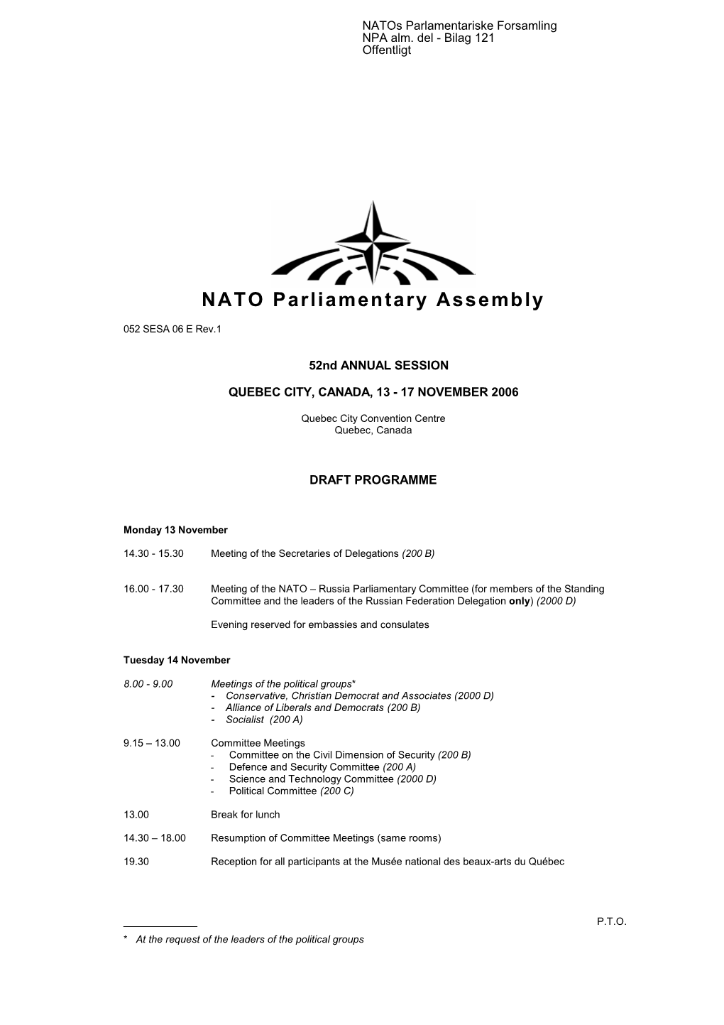 NATO Parliamentary Assembly