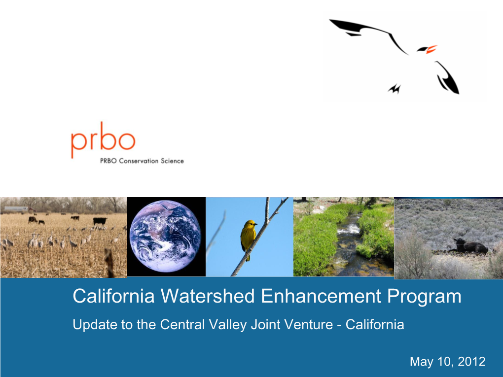 California Watershed Enhancement Program