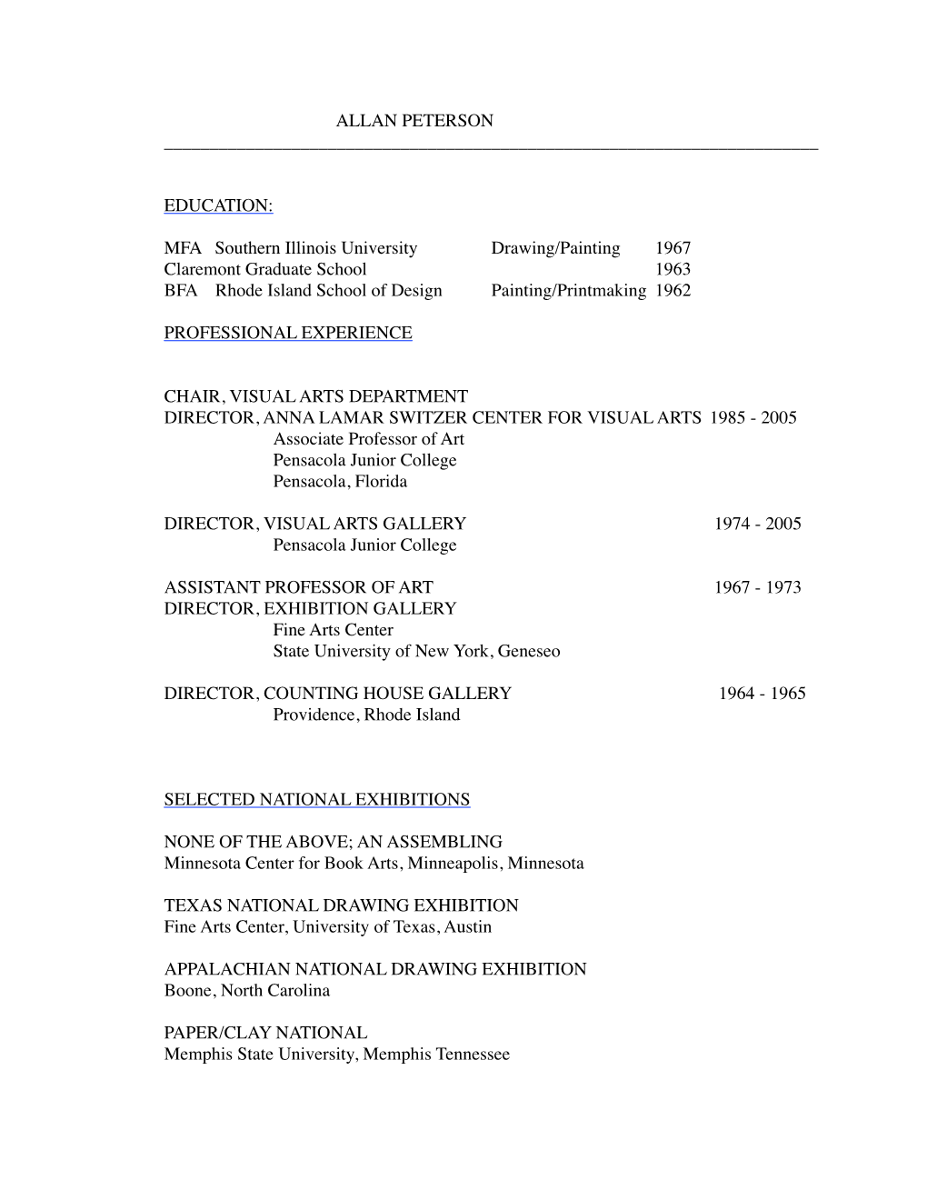 Website Resume