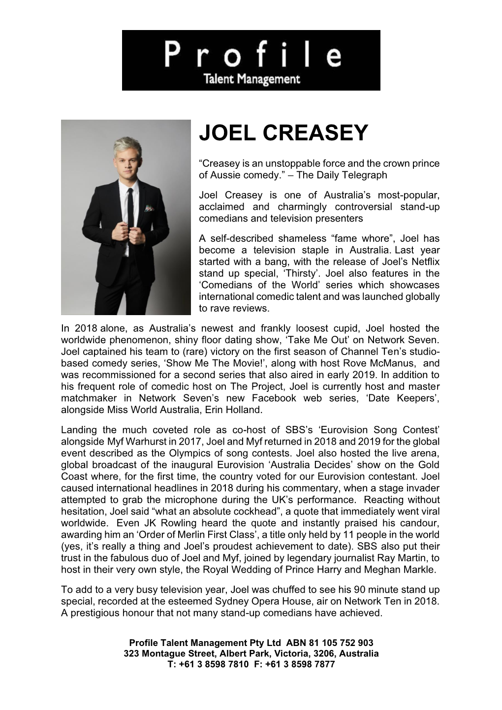 Joel Creasey