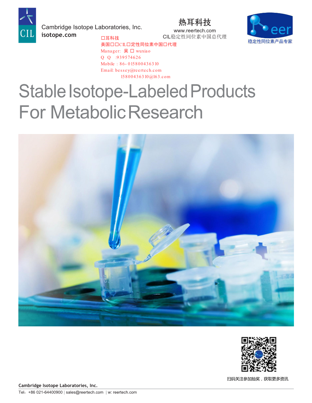 Stableisotope-Labeledproducts for Metabolicresearch