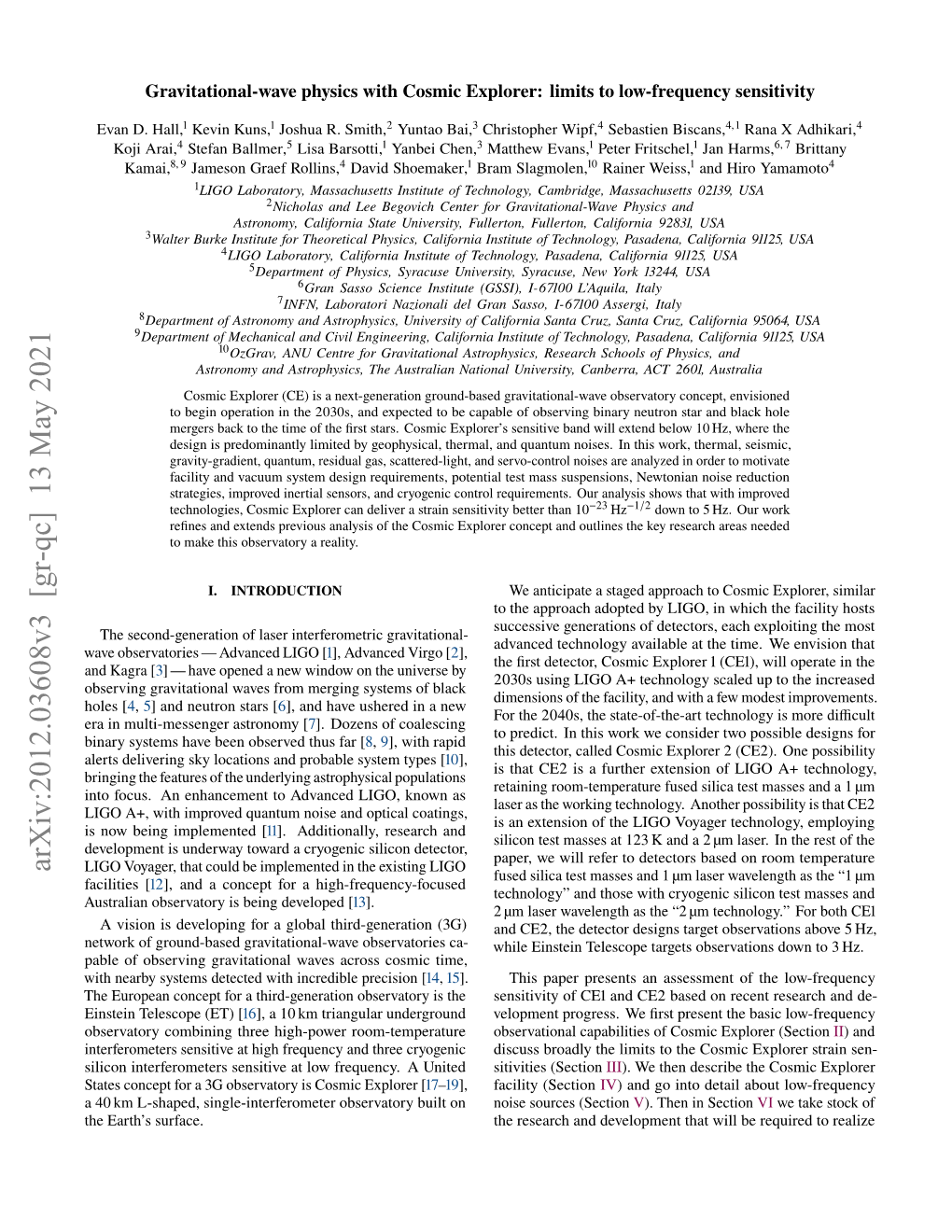 Arxiv:2012.03608V3 [Gr-Qc] 13 May 2021