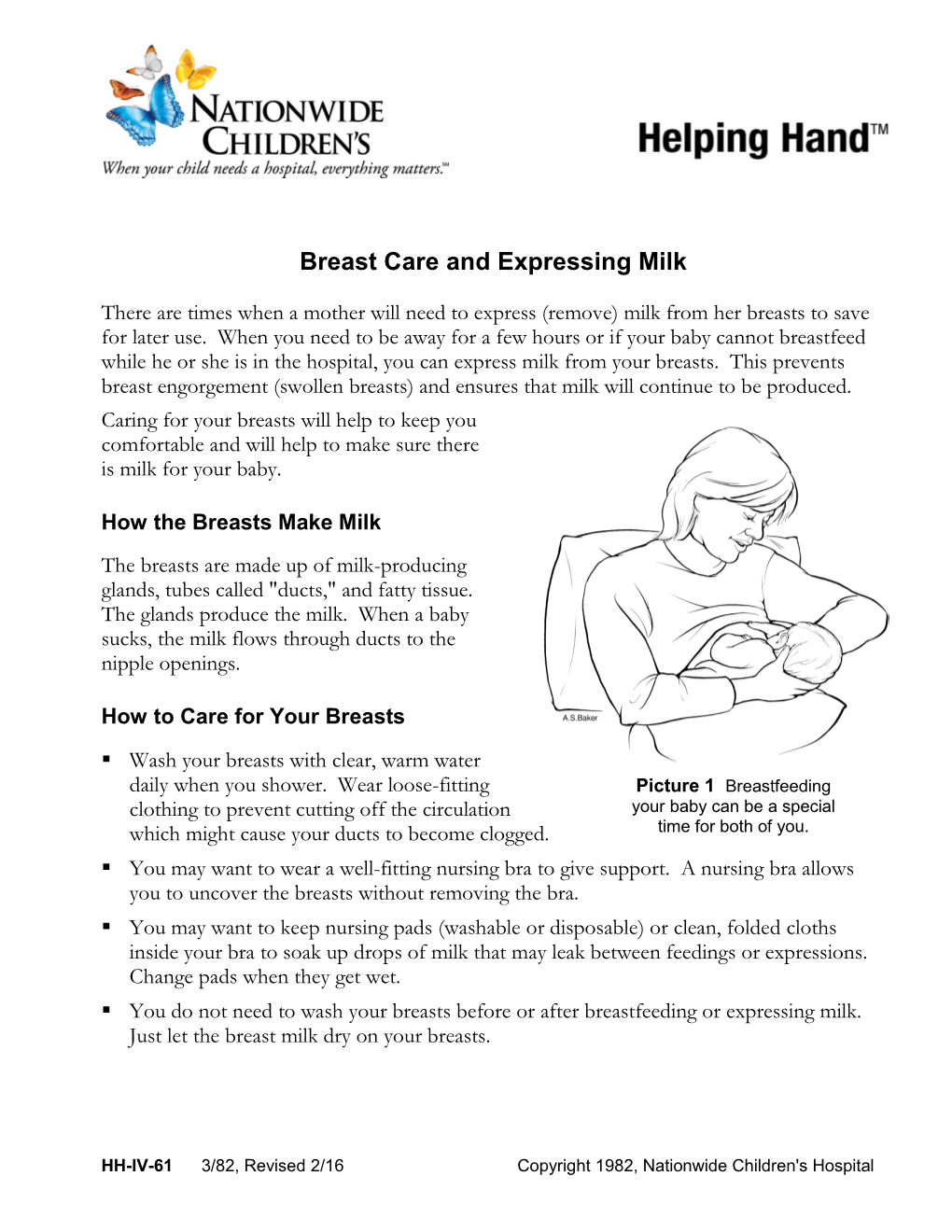 Breast Care and Expressing Milk