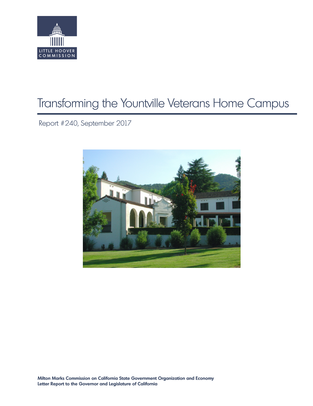 Transforming the Yountville Veterans Home Campus