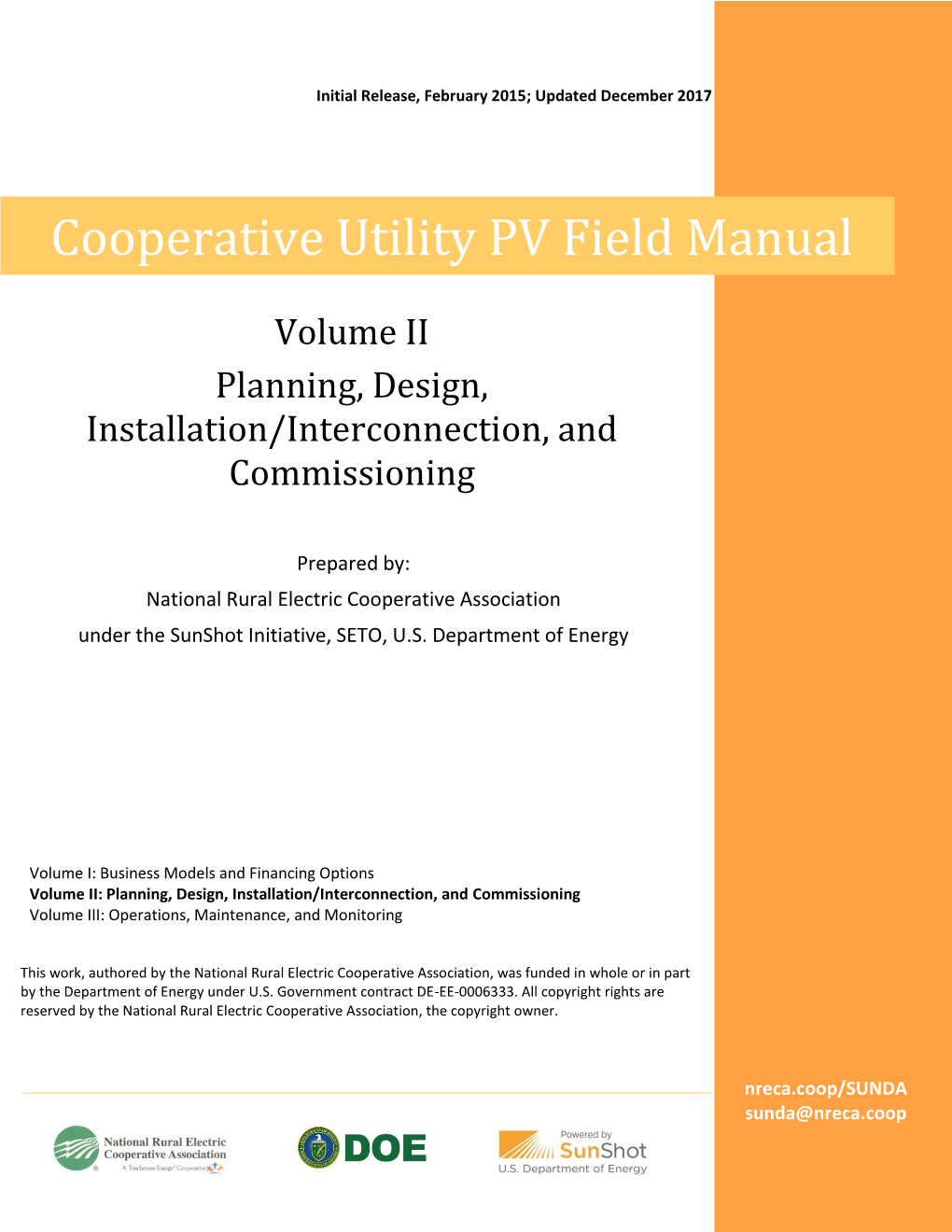Cooperative Utility PV Field Manual