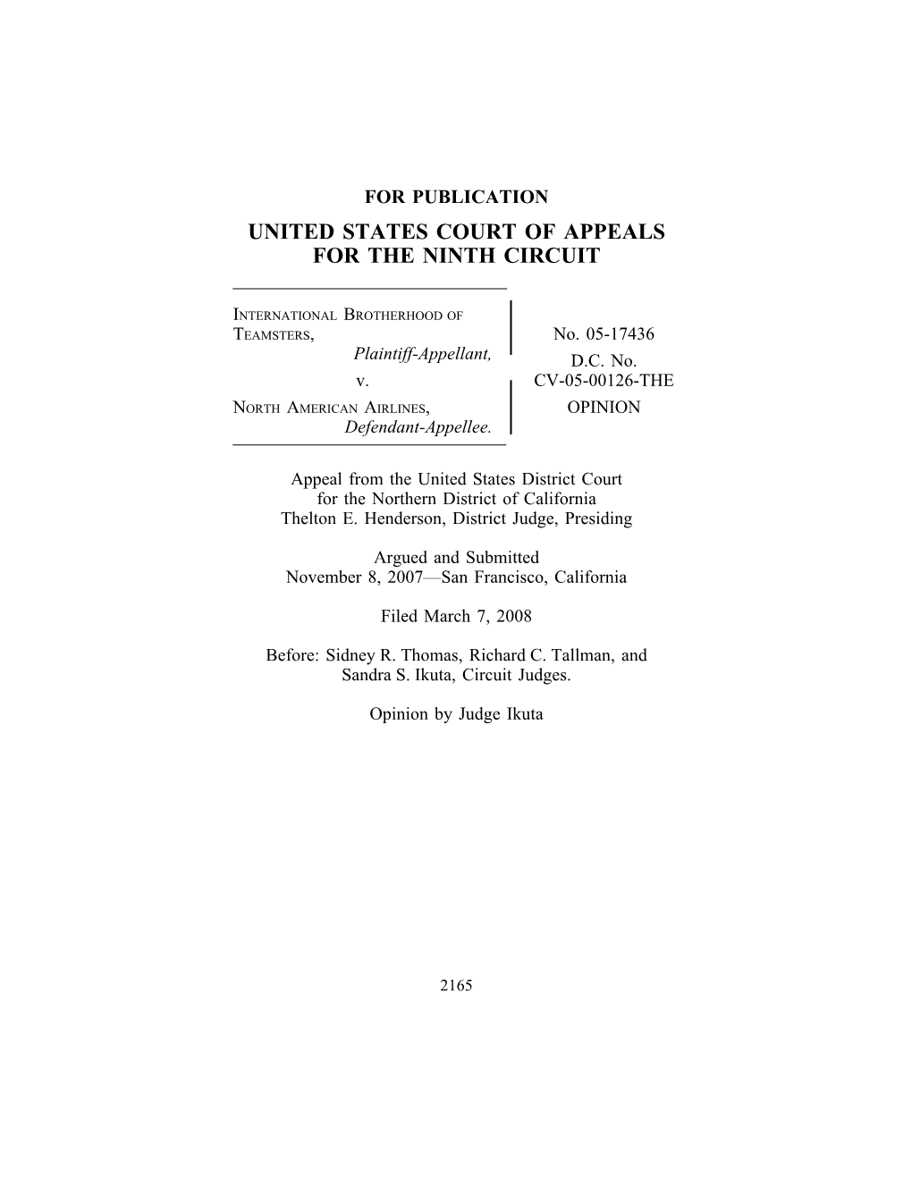 Page 1 for PUBLICATION UNITED STATES COURT of APPEALS