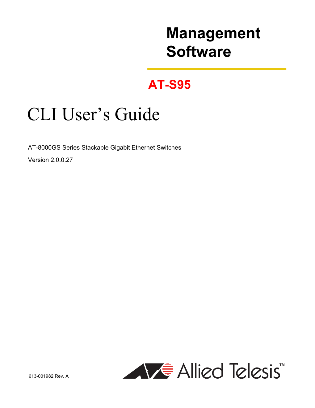 CLI User's Guide