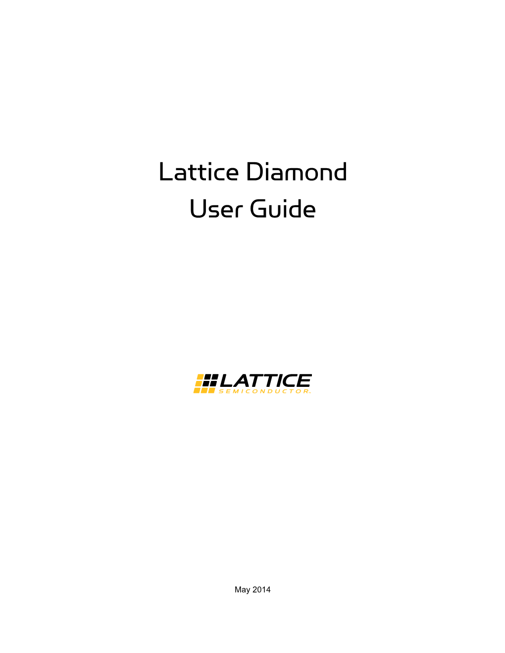 Lattice Diamond User Guide