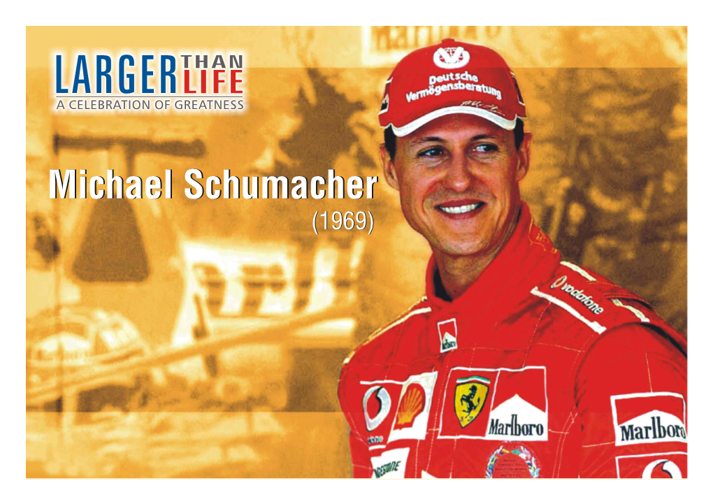 Michael Schumacherschumacher (1969)(1969) Michael Schumacher (1969)