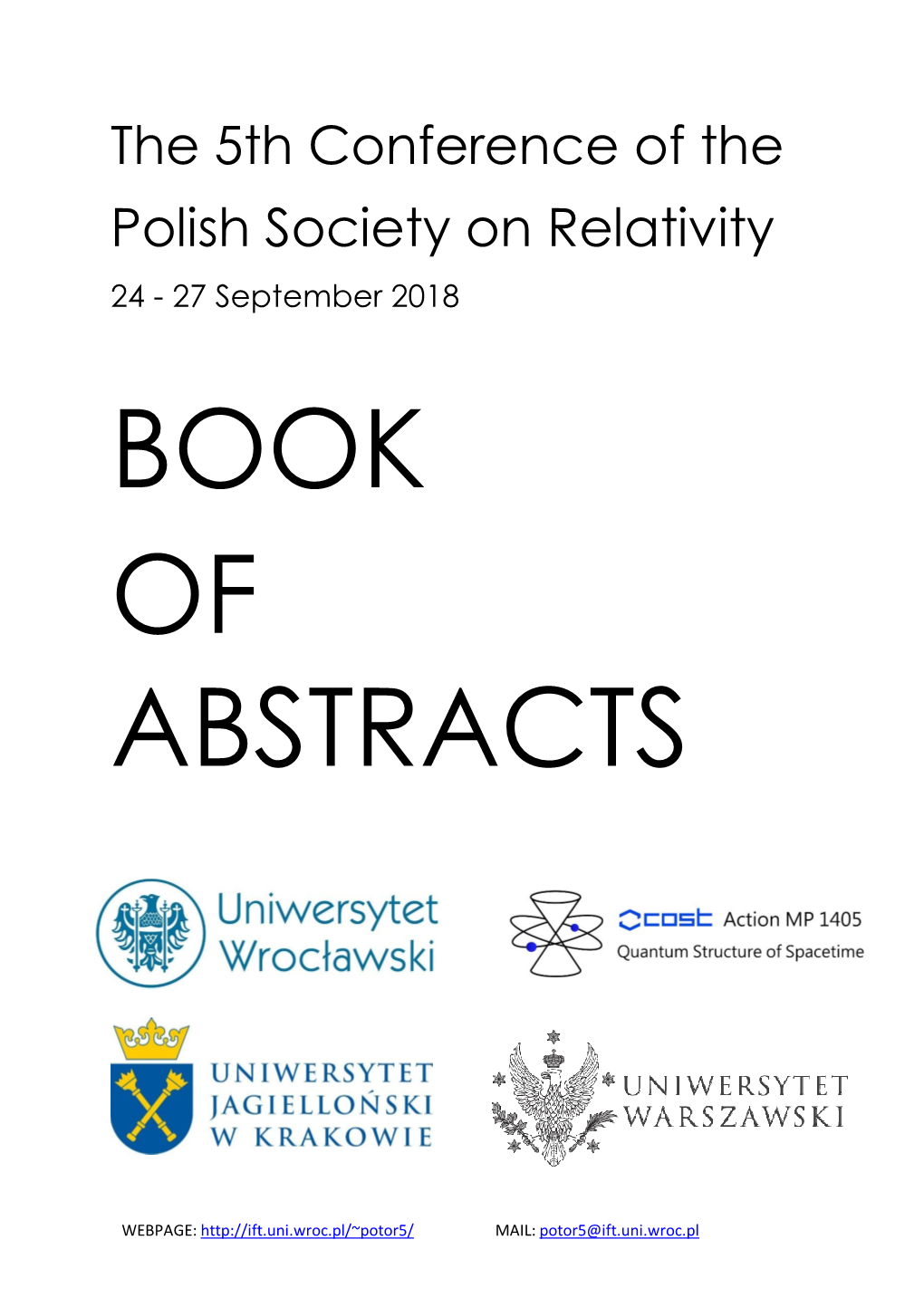 Book of Abstracts