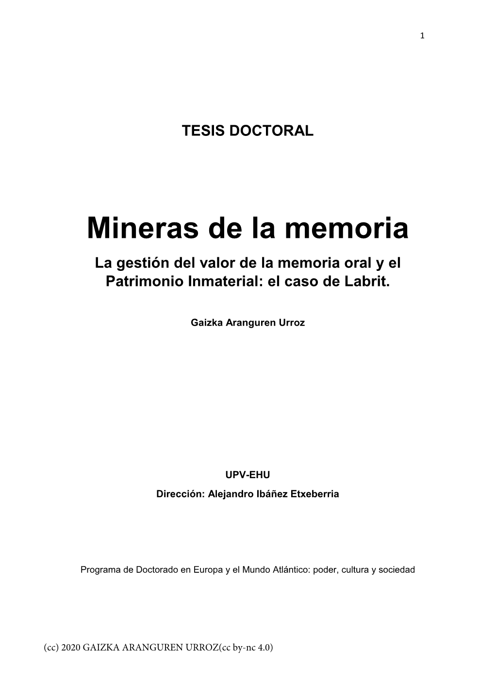 La Gestión Del Valor De La Memoria Oral Y El Patrimonio Inmaterial: El Caso De Labrit