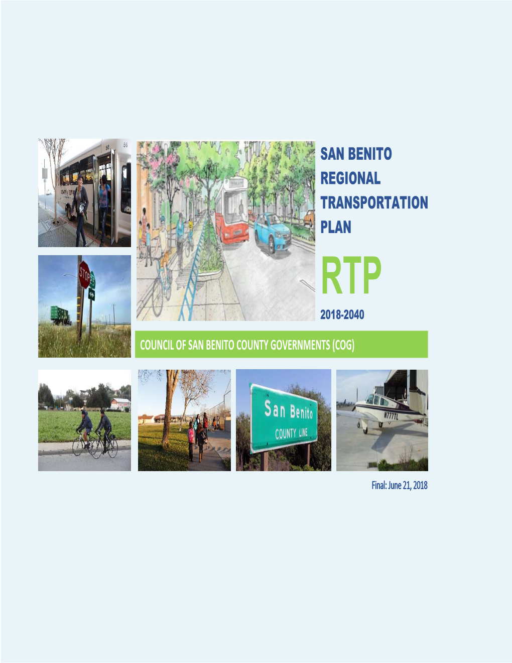 Final 2040 San Benito Regional Transportation Plan and Its Final Environmental Impact Report
