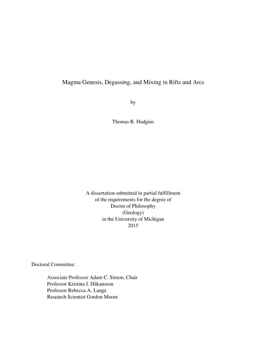 Magma Genesis, Degassing, and Mixing in Rifts and Arcs