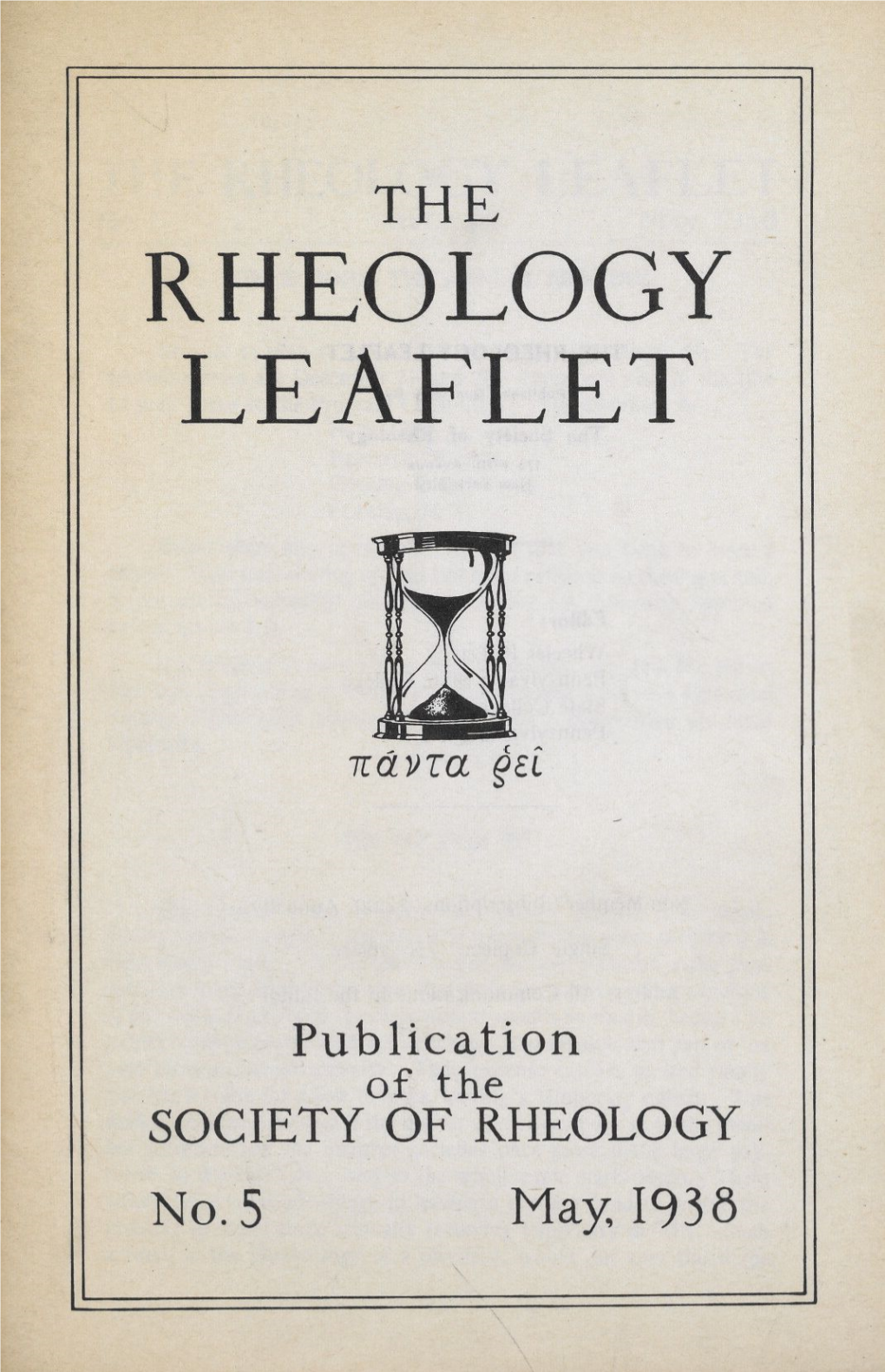 Rheology Leaflet