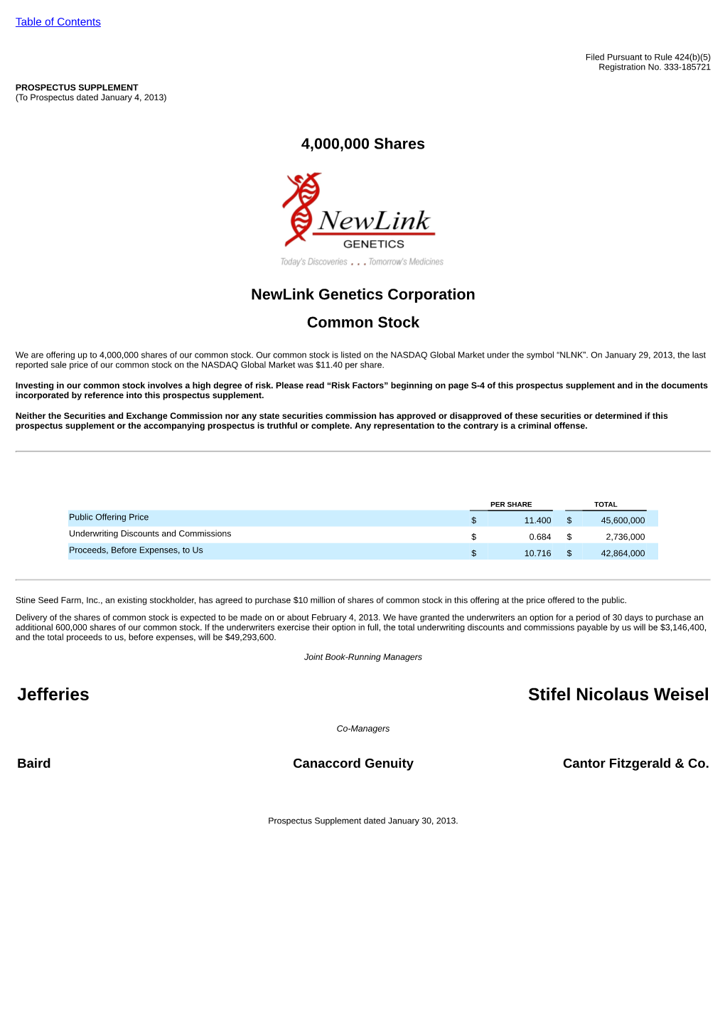 Jefferies Stifel Nicolaus Weisel