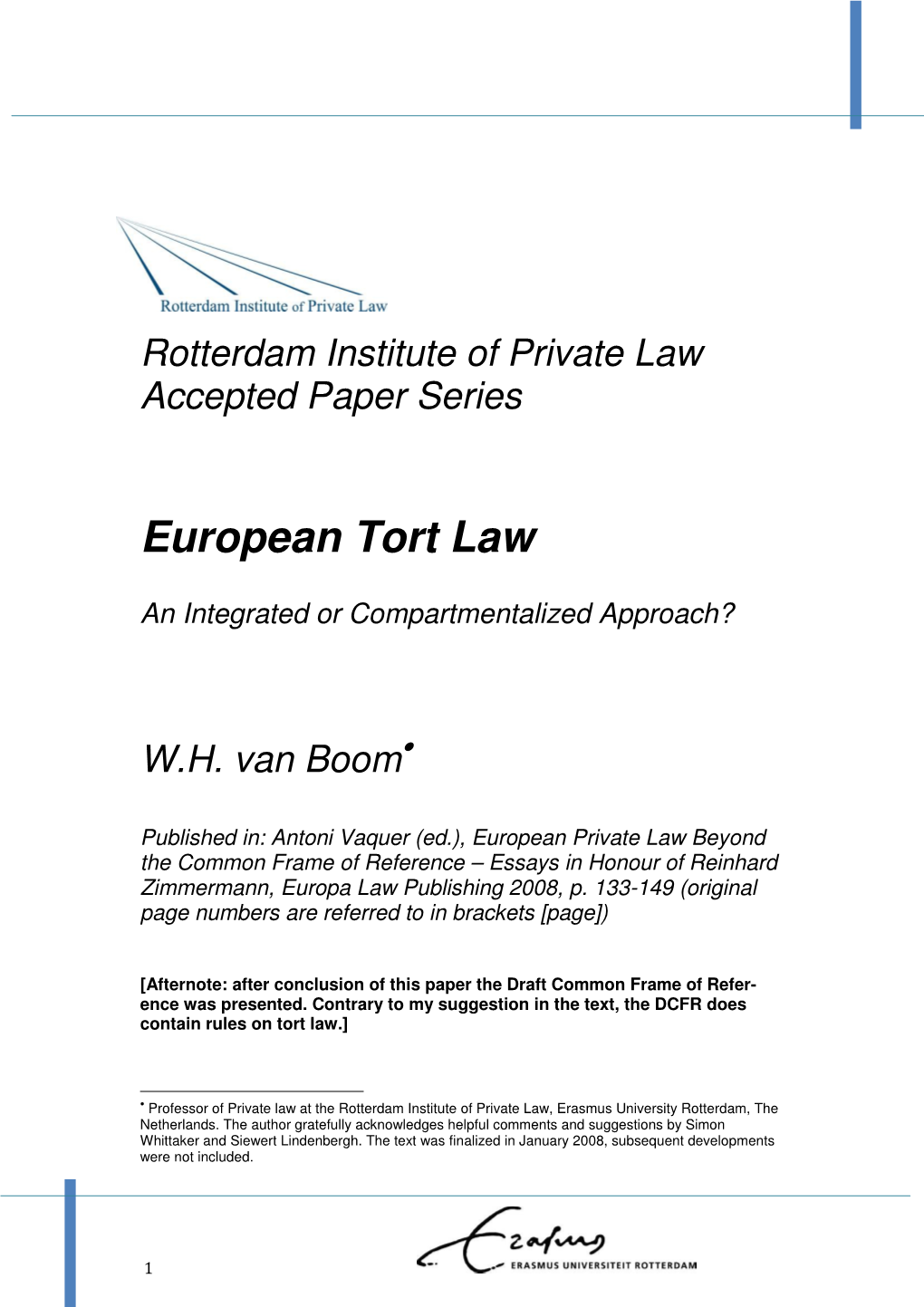 European Tort