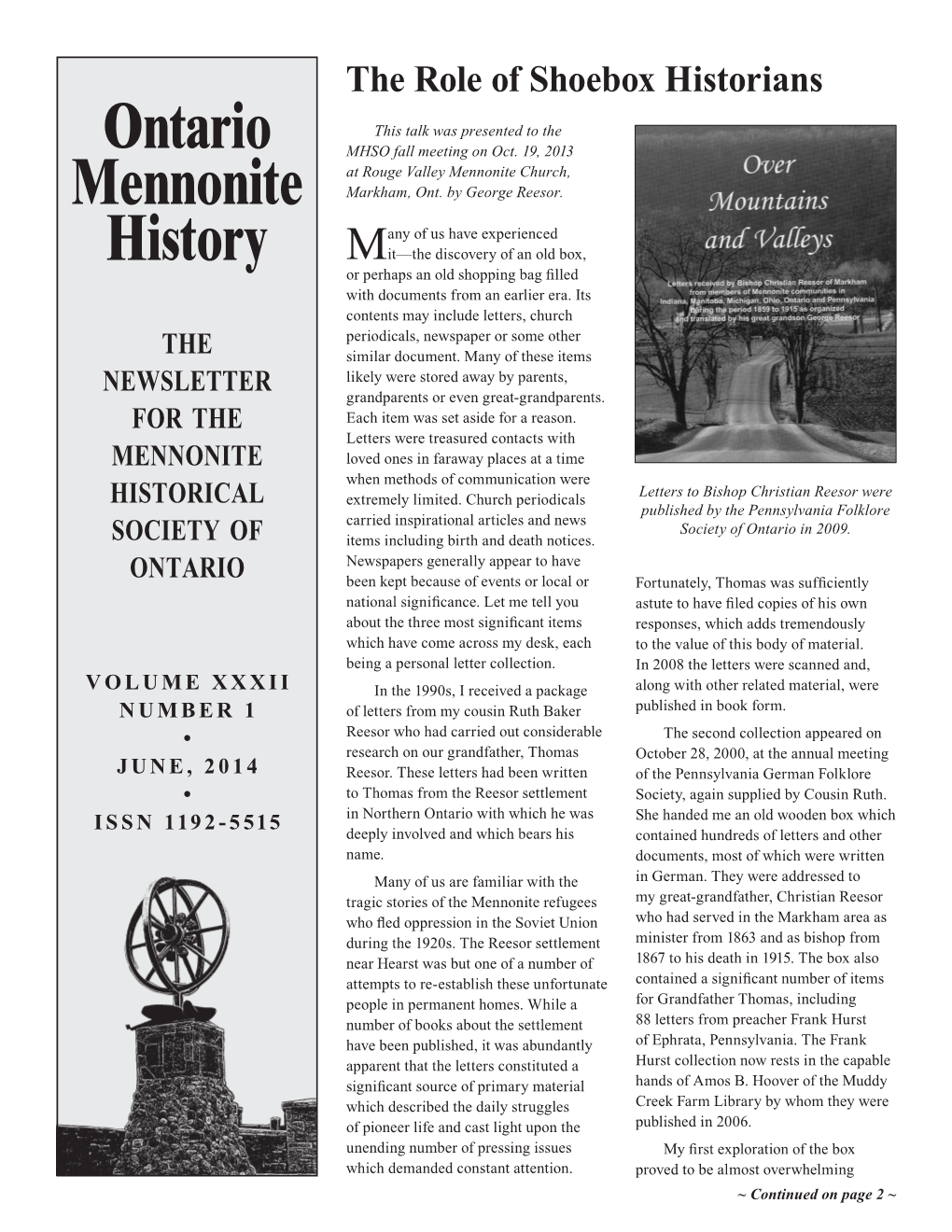 Ontario Mennonite History