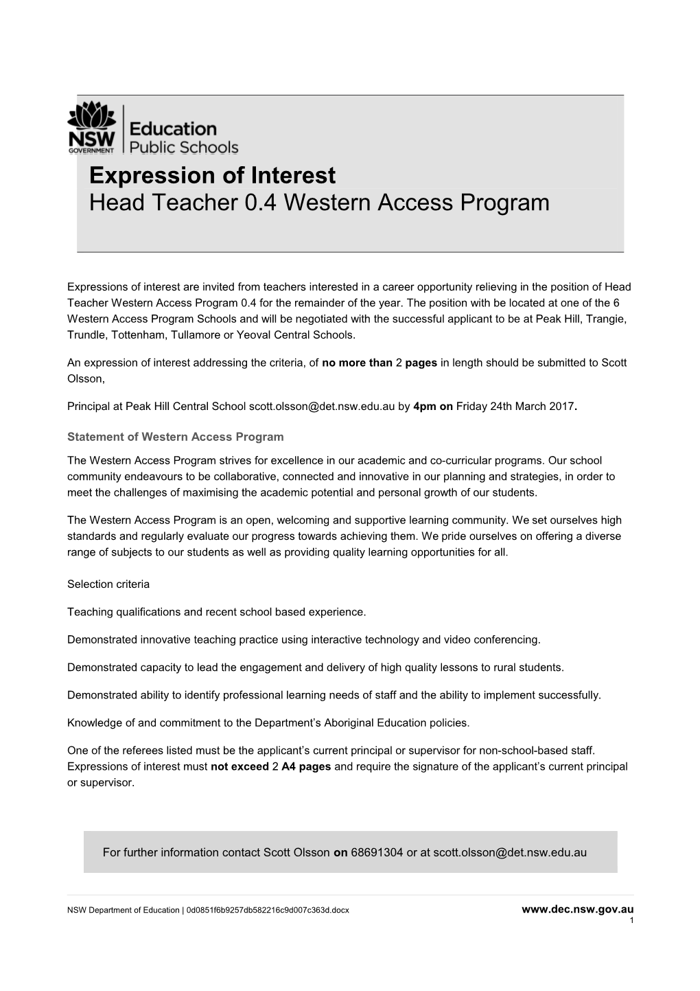 Expression of Interest s11