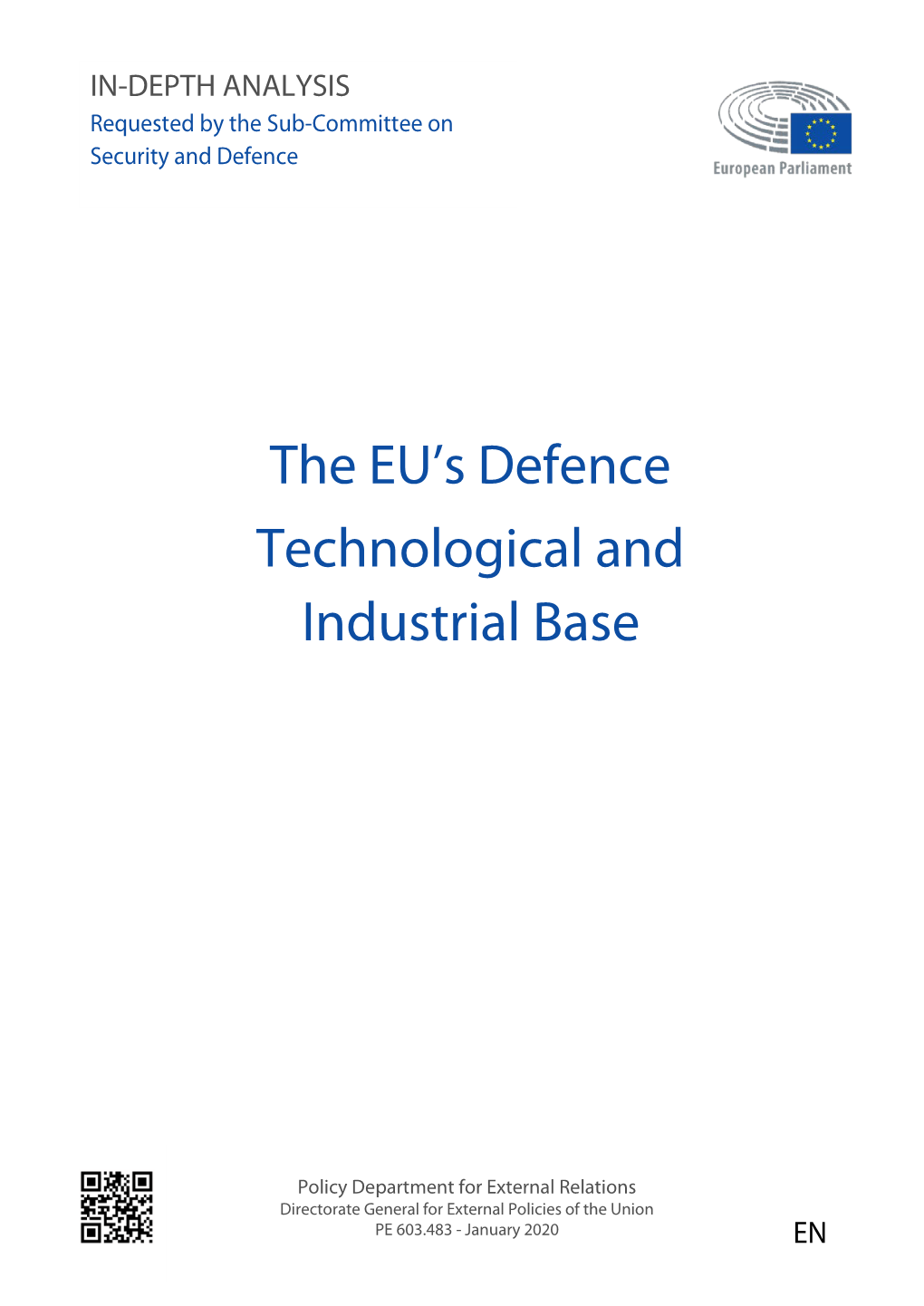 The EU's Defence Technological and Industrial Base